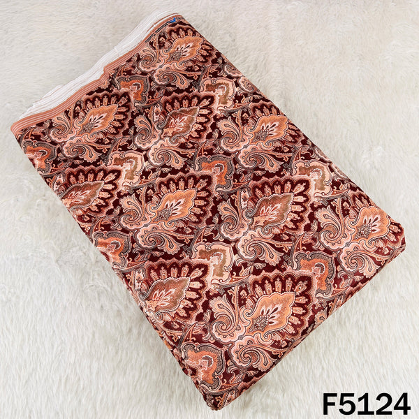 Digital Print Velvet Fabric - F5124